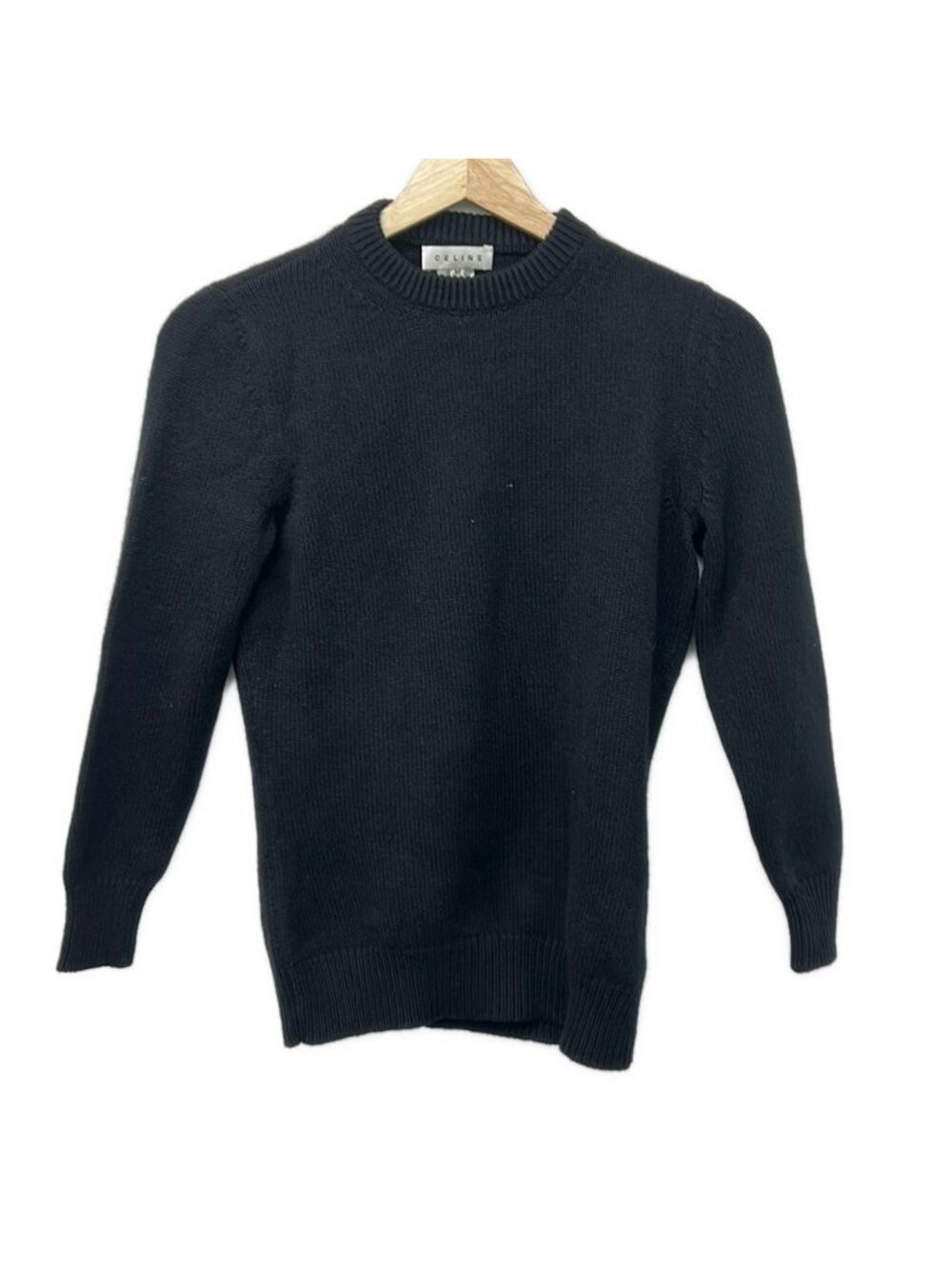 Celine Long Sleeve Sweater Black M